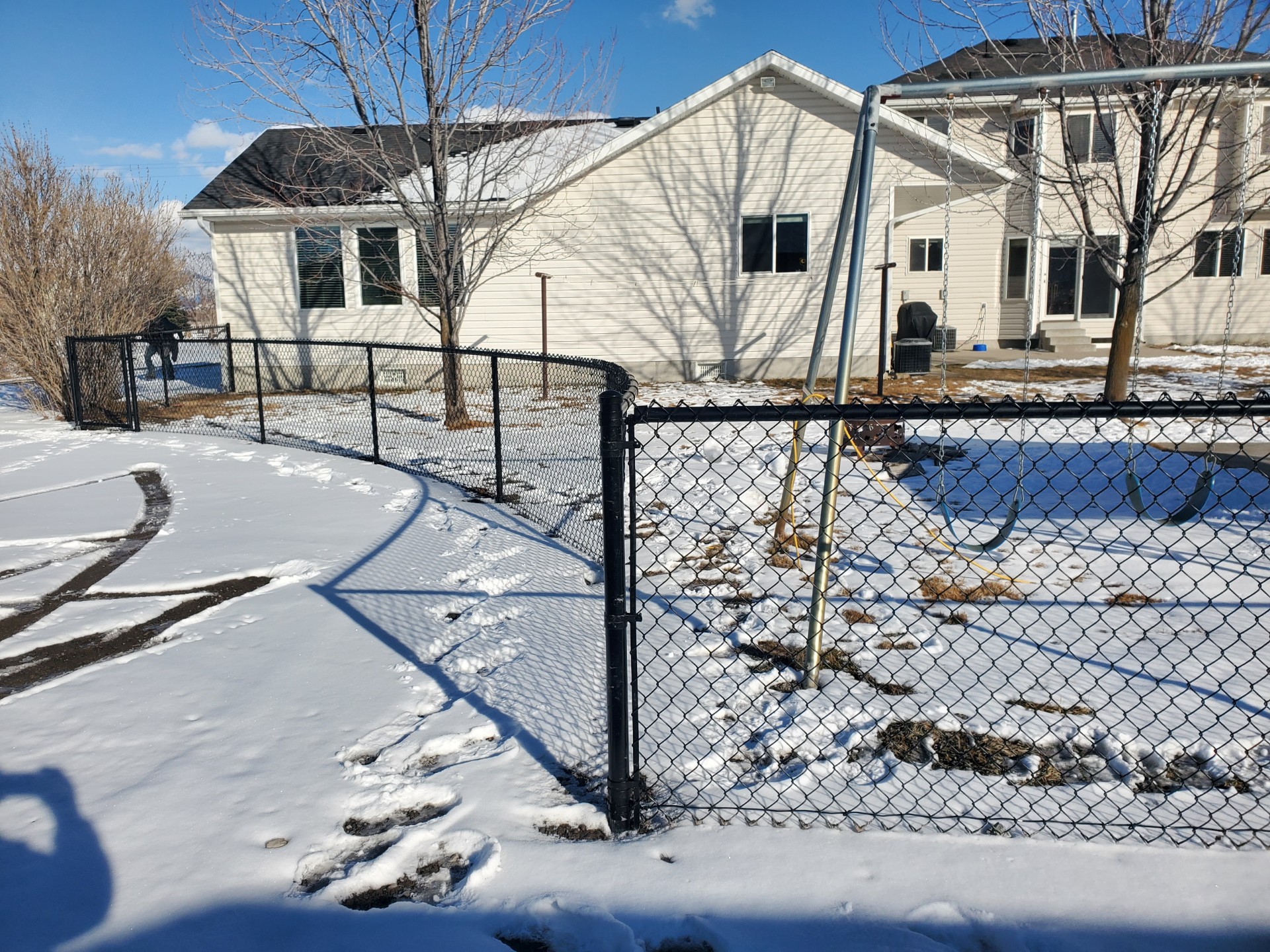 Chain Link Fence in Northern Utah