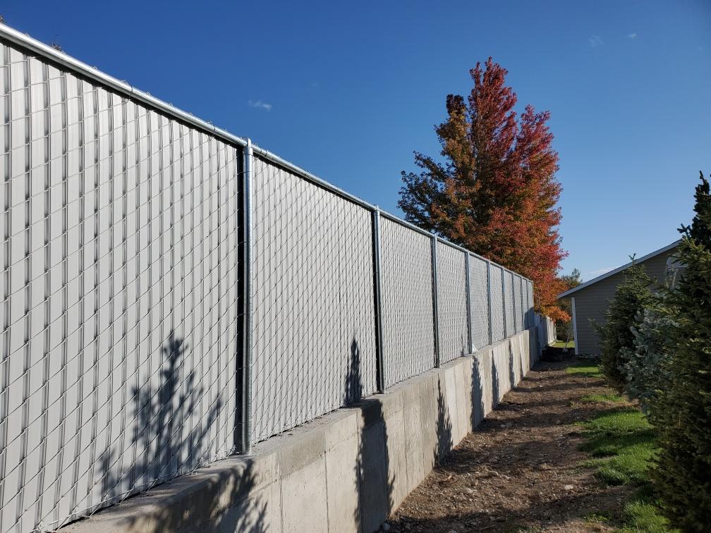 Temporary Fences project completed by Custom Fence Company in Northern Utah