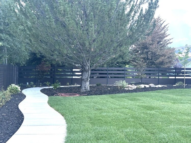 Integral Fence project completed by Custom Fence Company in Northern Utah