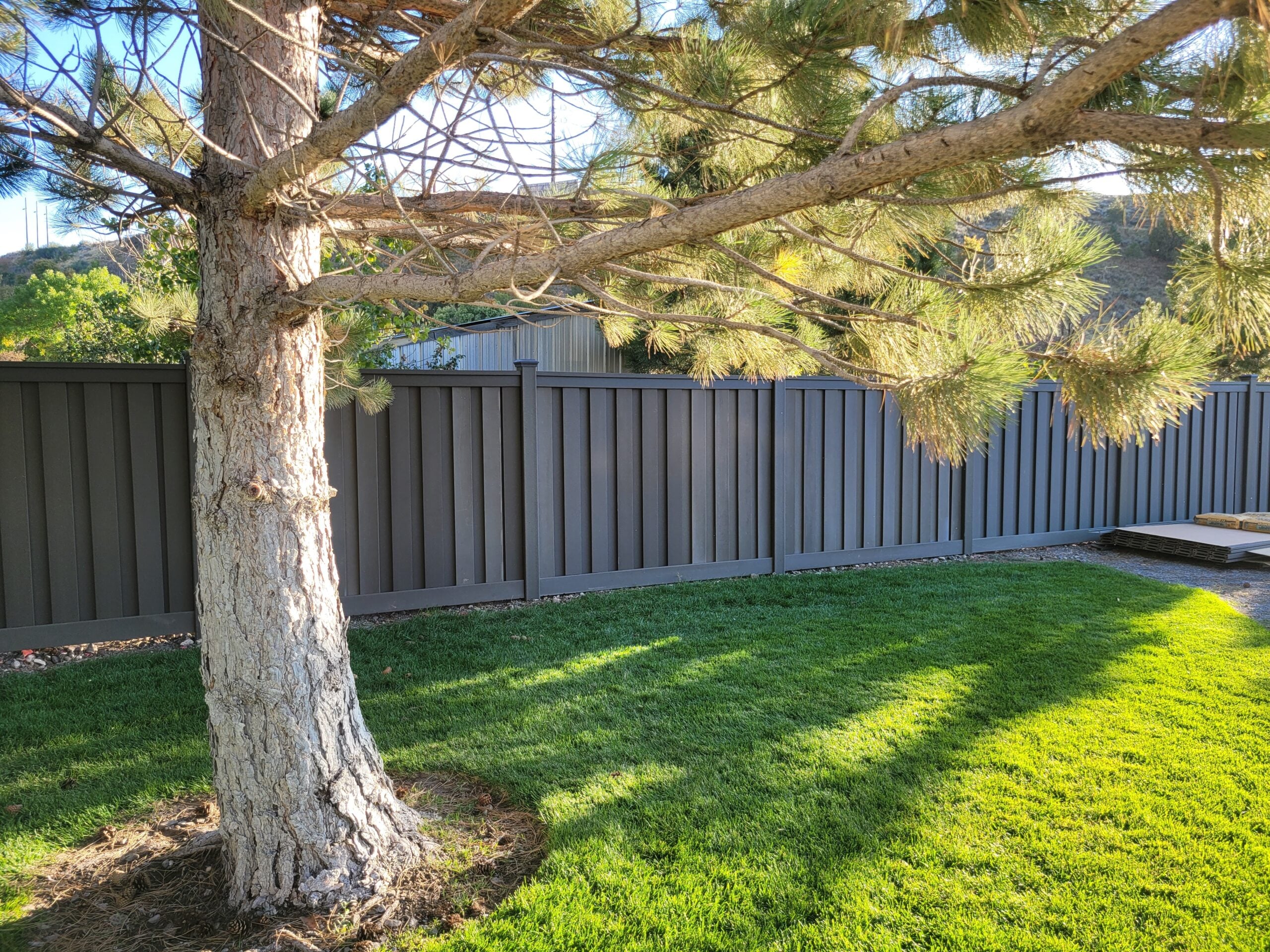 Trex Composite Fence in Northern Utah